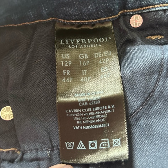 Liverpool Abbey ankle skinny, Anniston wash, 10P. - Picture 4 of 7